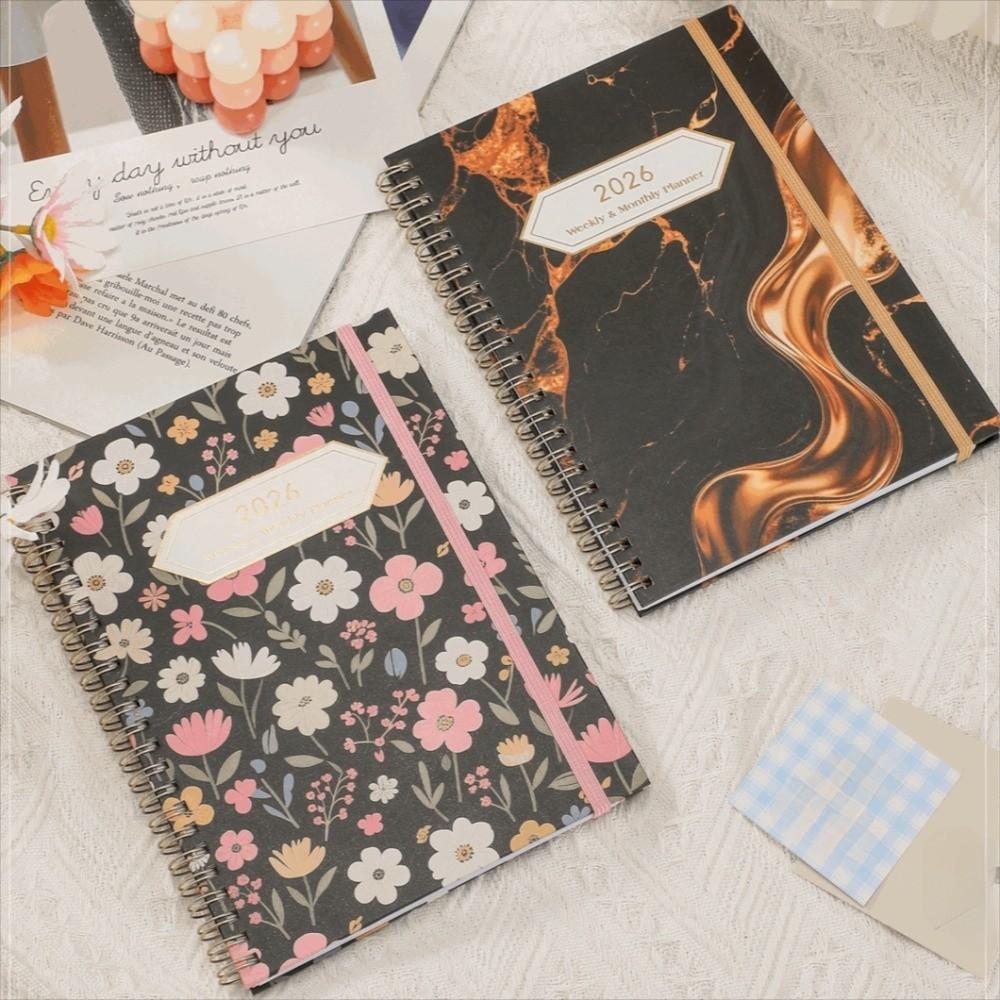 2026 A5 Weekly Monthly Planner Coil Notebook Diary Notebook Daily Schedule Book  Daily Schedule