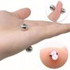 1 Pair Non Piercing Powerful Magnet Nipple Balls Clamps Sex Toys for Women and Couples Magnetic Nipple Clips Adults Sex Products
