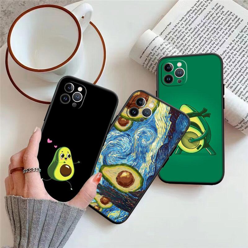 Чехол для телефона IK8 с рисунком авокадо для OPPO A40 A60 A80 A15 A16 A16K A12 A17 A17K A54 A54S A53 A53S A55 A56 A57 A98 F23