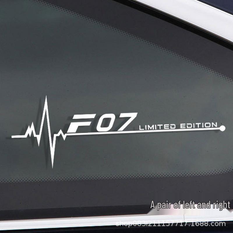 Наклейки BMW EKG на боковое стекло для 3, 5, 7 Серии, X5, X6