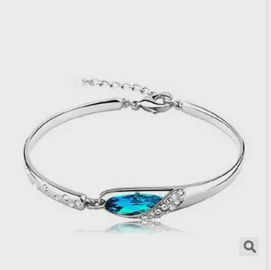 Элегантный австрийский хрустальный стеклянный браслет-туфля ювелирные изделия