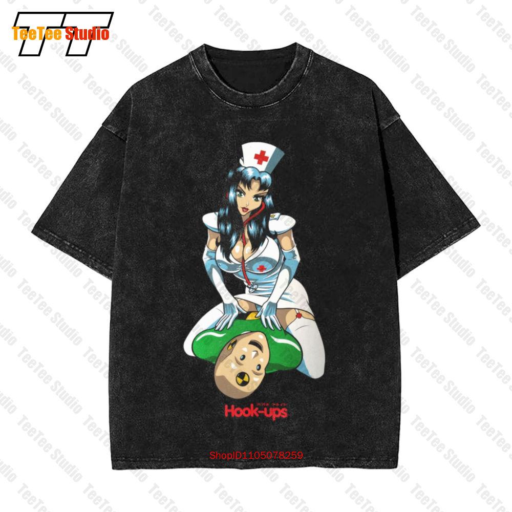 Hook Ups Cpr Nurse Logo Vintage Oversized TShirt VJVJ