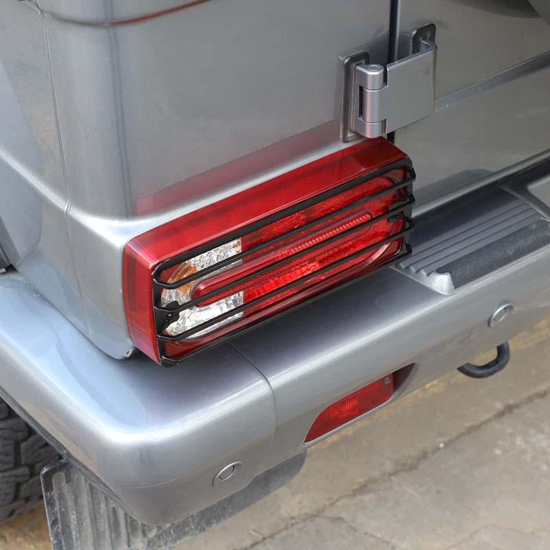 Car Light Protection Frame for Benz G-Class W461 W463 G63 G350 G500 2007 - 2018 Car Lamp Hood Tail Light Protect Cover Accessori