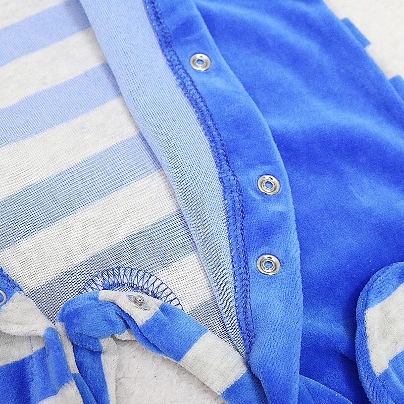 Newborn Baby Boy And Girl Infant Hooded Clothing Velvet Winter Spring One Piece Kid Long Sleeve Kidswear Aapparel Newborn Suits Tddler Romper