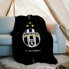 1PC Juventus Football Club Printed Soft Flannel Blanket Throw for Adult Bedroom Living Room Sofa Camping Travel Fan gifts Christmas Gifts
