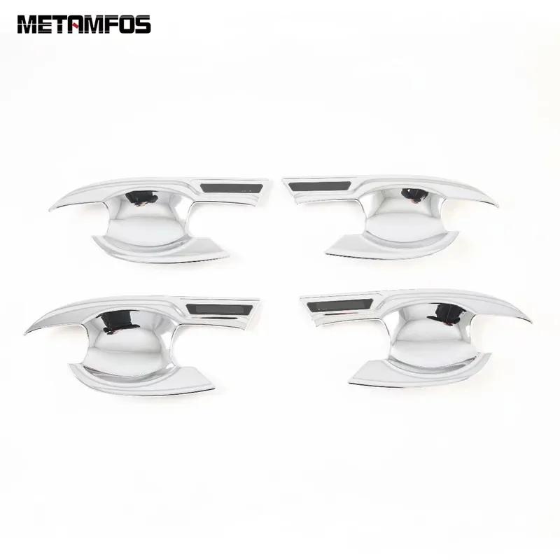 Car Accessories For Nissan Navara NP300 ST 2015- 2024 2025 Chrome Exterior Side Door Handle Bowl Cover Trim Protection Cap