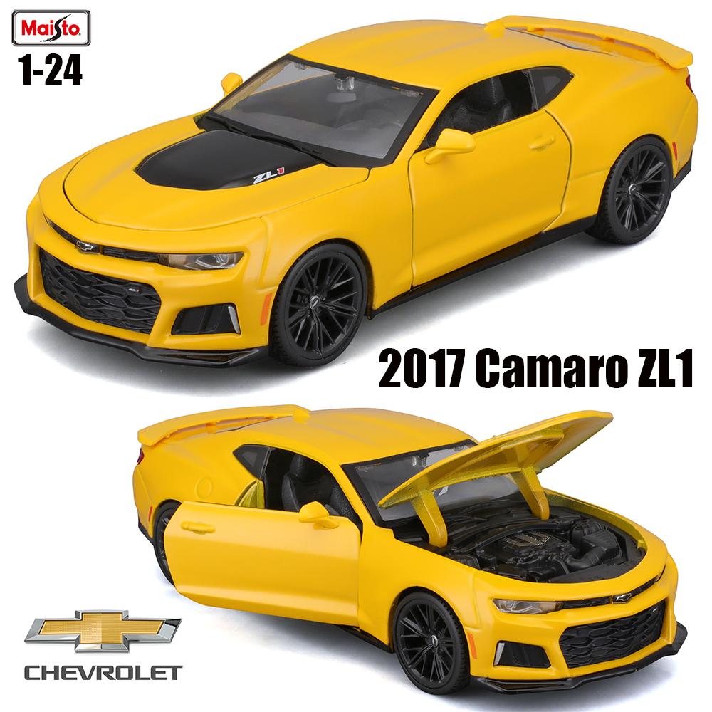 Maisto 1:24 2017 Chevrolet Camaro ZL1 car Antique Car Static Die Casting Car Collectible Model Car Toy Gift Tide Play