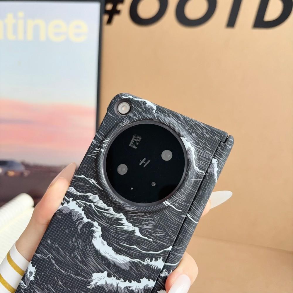Чехол для OPPO Find N6 Модный Жесткий ПК Волна Петля Магнитный MagSafe Защитная Задняя Крышка Чехол Для OPPO Find N6 N5 N3 Корпус Телефона
