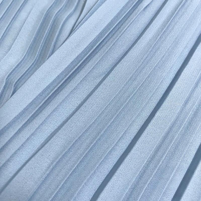 Высококачественная плиссированная ткань из жемчужного шифона, складки-бант, современный стиль, микропористая, ткань с плиссировкой «капля жемчуга», ткань с плиссировкой «гармошка»