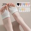Flip Flop Socks Women Flip-Flop Socks, Cotton Open Toe Half Foot Low Cut Thongs Liner for Flops Clogs Slides Breathable