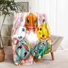 1pc Blanket Pokémon Charmander Print Design, Lightweight Blanket for Sofa, Bed- Soft &Warm, Gift for All Seasons like Christmas, Halloween