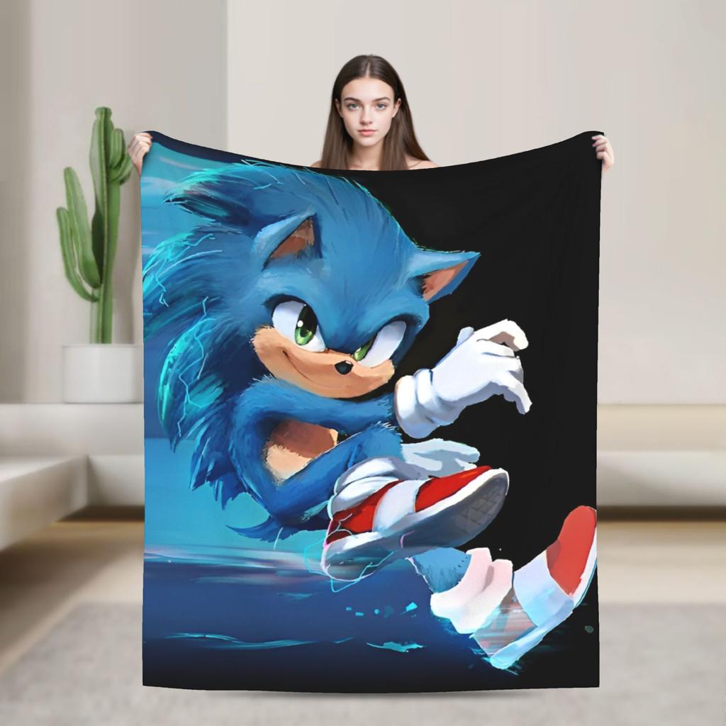 Бронированные Супер Ежик Тень Пледы Фланелевые Потрясающие Дышащие Пледы для Украшения Покрывала