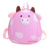Kids Girl Backpack Pvc Twin Shoulder With Animal Graphic For School And Daycare