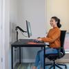 Ergotron – LX Monitor Arm, Single Monitor Desk Mount – fits Flat Curved Ultrawide Computer Monitors up to 34 Inches, 7 to 25 lbs, VESA 75x75mm or 100x