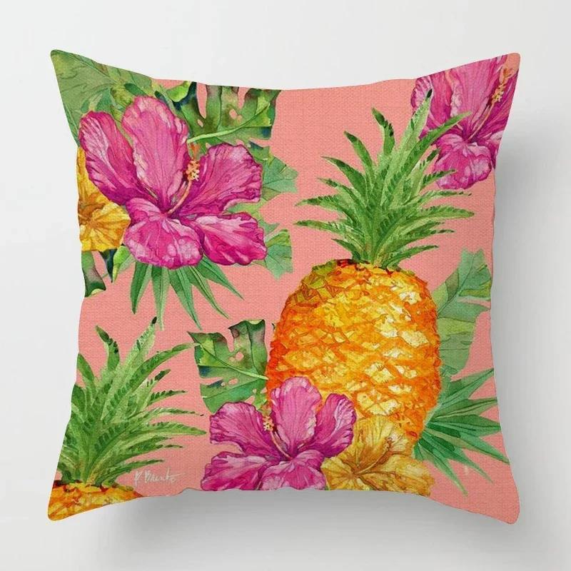 Скандинавская осенняя домашняя декорация Наволочка для подушки-пледа Чехол для подушки на диван Эстетика гостиной в гавайском стиле