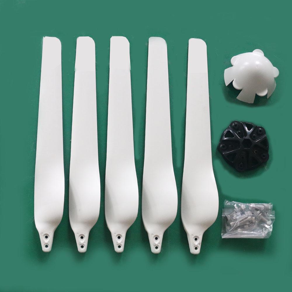 580mm High Strength Nylon Fiber Windmill Accessories DIY 1000W 2000W Wind Generator Wind Turbines 1/3/5 White Blades For Home
