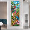 Parrots On Branch Posters And Prints Animal Flowers Canvas Painting Abstract Wall Art Pictures for Living Room Modern Home Decor