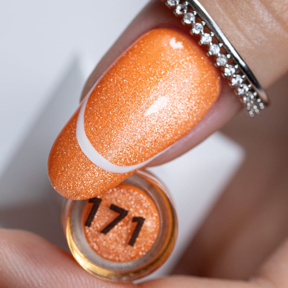 Lakier Hybrydowy Led/Uv Gel Polish Molly Nails Neon Flashy Cat Eye Nr 171 Hema/Di-Hema Free 8G