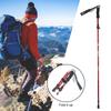 5-Section Folding Trekking Pole Aluminum Alloy Walking Stick Outdoor Hiking Climbing Pole Elderly Canes with Storage Bag