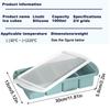 4 Cubes Giant Storage For Food Meal Sauce With Lid Silicone Freezer Trays Extra Large Soup Ice Tray Food Freezing Mold