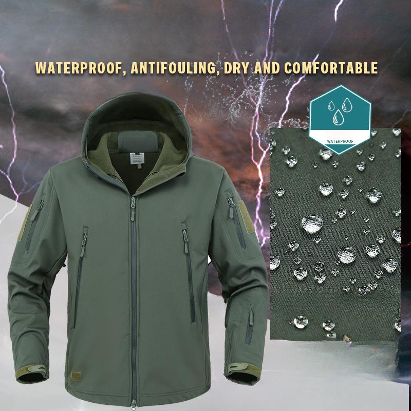 Куртка Shark Skin Outdoor Plus Velvet Warm Fleece Jacket