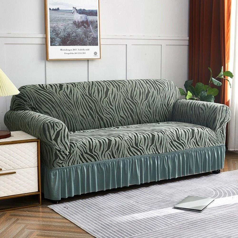 Stretch Fabric Full Cover Sofa Cover Non-slip Design Dustproof Sofa Cover 2/3 Seater Couch