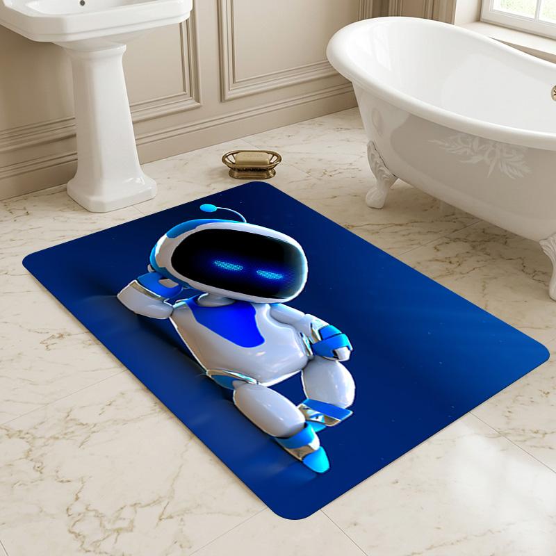 Space Bot Living Room Nonslip Area Rug Soft Carpet For Bedroom Game Playroom Sofa Office Home Decor Doormat Christmas Gift C9261952