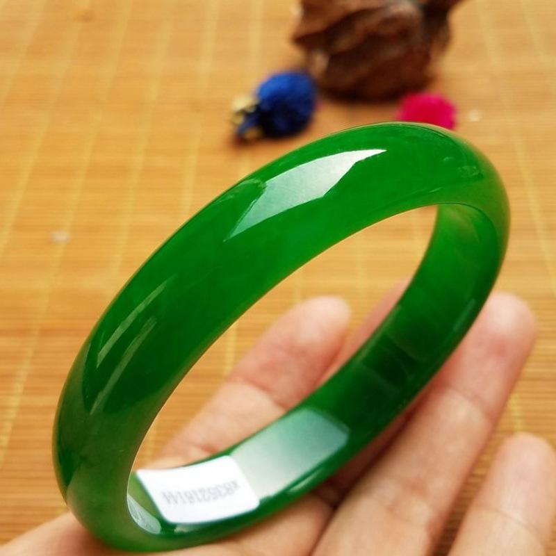 Bracelet Jade Bangle Green Natural Charm Jewellery Fashion Accessories Lucky Amulet Gifts For Women