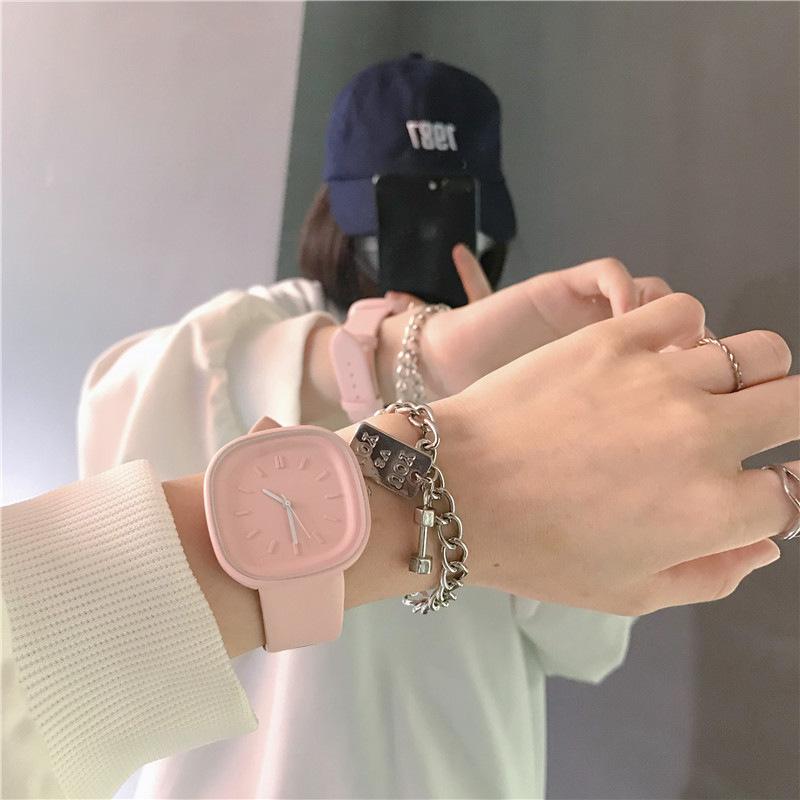 UTHAI BK124 Модные женские часы, простые силиконовые кварцевые часы — лучший выбор для подарка женщине