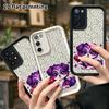 Phone Case: 2D flat Samsung Galaxy A34 A35 M05 M06 S20 S22 S21 FE Plus 5G protective case, puppy hugging a heart, Christmas and Halloween gift
