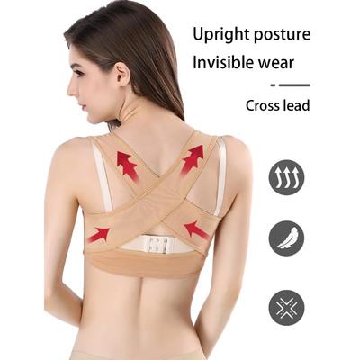 Женский регулируемый пояс-корректор осанки для спины, формирующее белье, плечевые поддерживающие ленты, грудной пуш-ап бандаж, корректирующий фигуру