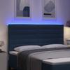 LED Headboard with Blue LED Light Strips 180 cm Fabric