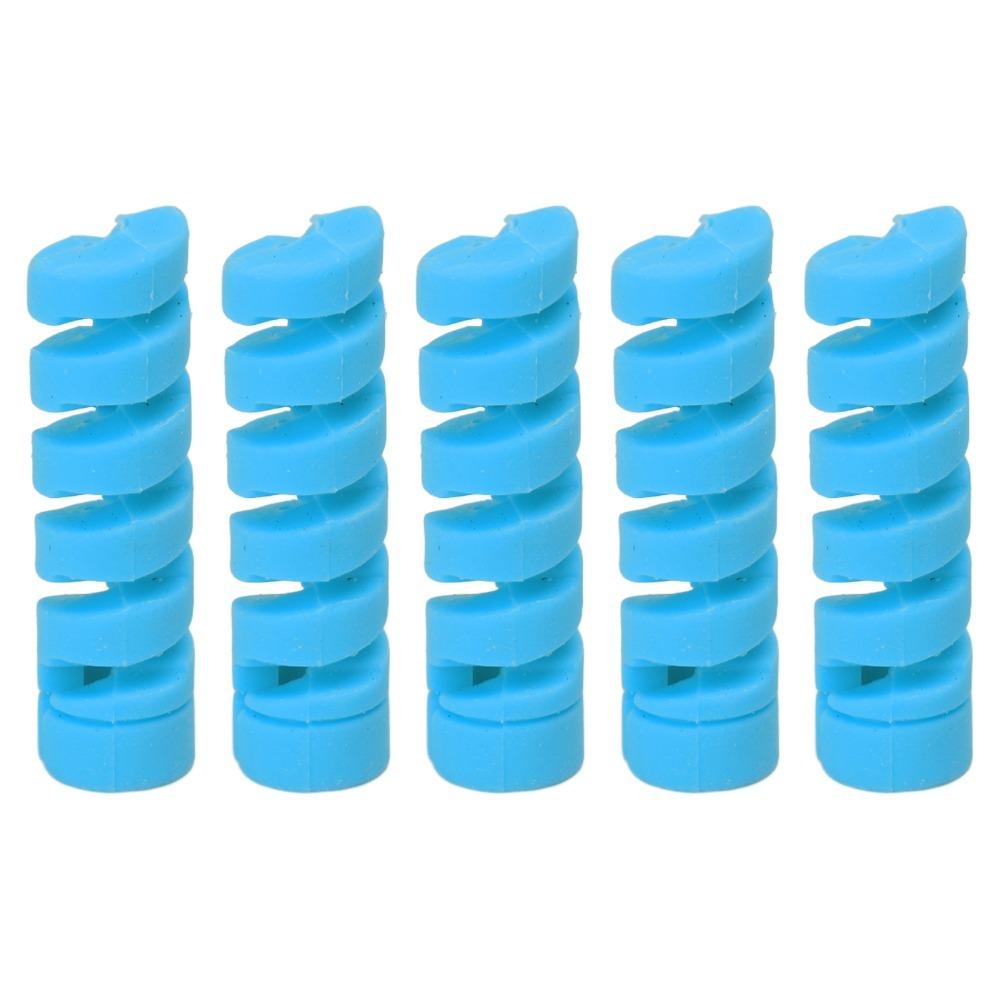 10PCS TPR Brake Cable Protective Sleeve Spiral Bicycle Brake Line Pipe Guard for 4mm 5mm Wire Tube
