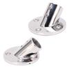Boat Hand Rail Fitting Stainless Steel 45 Degree Round Base Tube Marine Hardware Flange Base Deck Railing