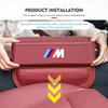 For BMW Leather Car Seat Gap Filler Storage Box Cup Holder Accessories Performance X1 X3 X5 E39 E46 E90 F20 E60 F30 M3 M5 DJ1