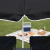 Folding Leisure Seat with Removable Canopy Double Camping Chair Beach