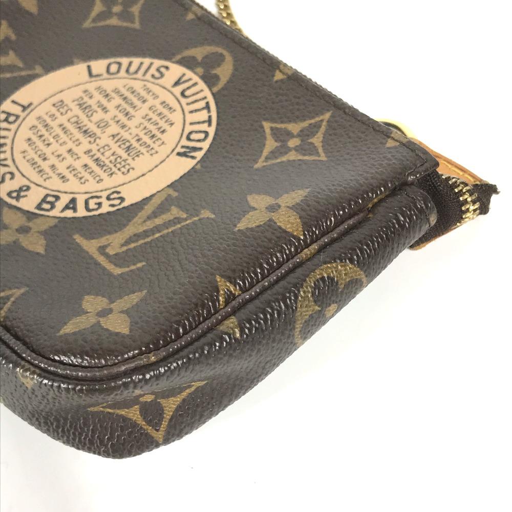 Louis Vuitton M60153 Monogram Mini Pochette Accessoires Сумка на цепочке T&B Сумка
