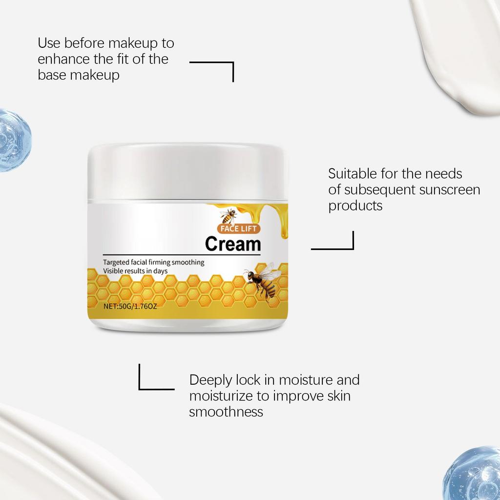 The Lifting Cream Tightens The Skin Deeply Hydrates, Moisturizes, Brightens And Improves Dull Complexion