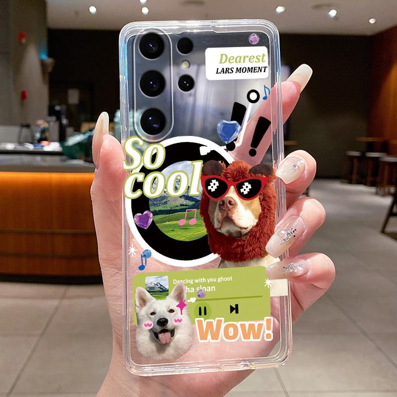 Funda For Samsung Galaxy S25 Ultra Cases Clear Soft Silicone Butterfly Flower Coque For Samsung S25Ultra S24 Ultra Phone Case