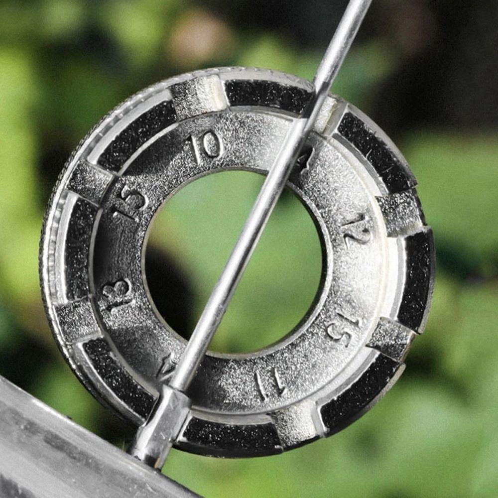 Инструмент для ремонта велосипеда, гаечный ключ для обода колеса, гаечный ключ для спиц велосипеда, 8-позиционный ниппель для спиц, велосипедный гаечный ключ