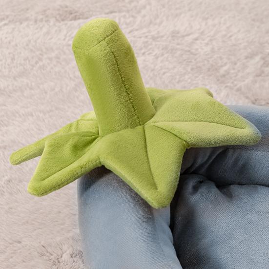 Кровать для кошек Баклажан Форма овоща Диван для питомца со съемной подушкой Поддержка суставов Милая кровать для питомца для кошек, маленьких собак, котят