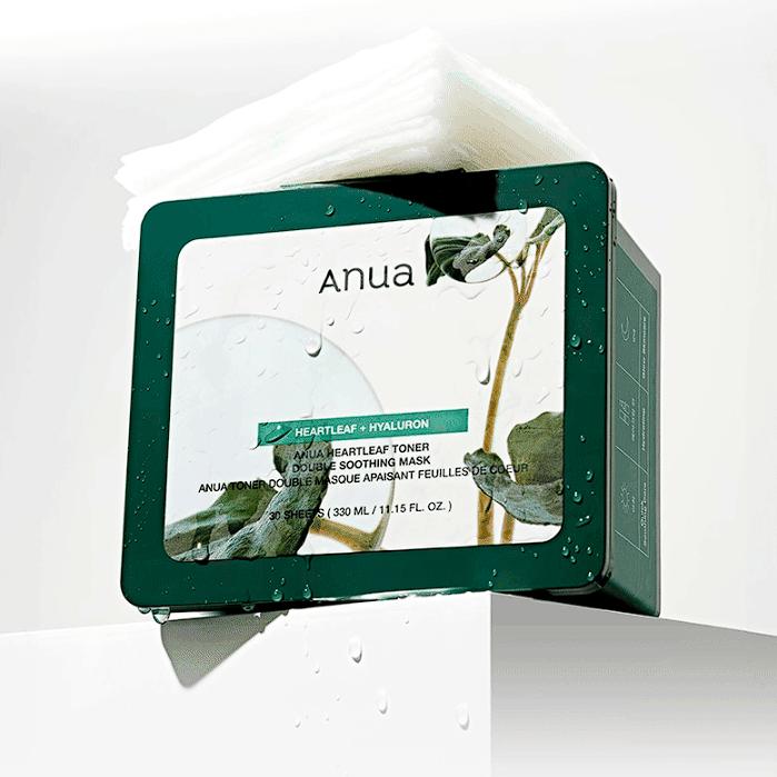 Anua Heartleaf Toner Двойная успокаивающая маска 30 шт.