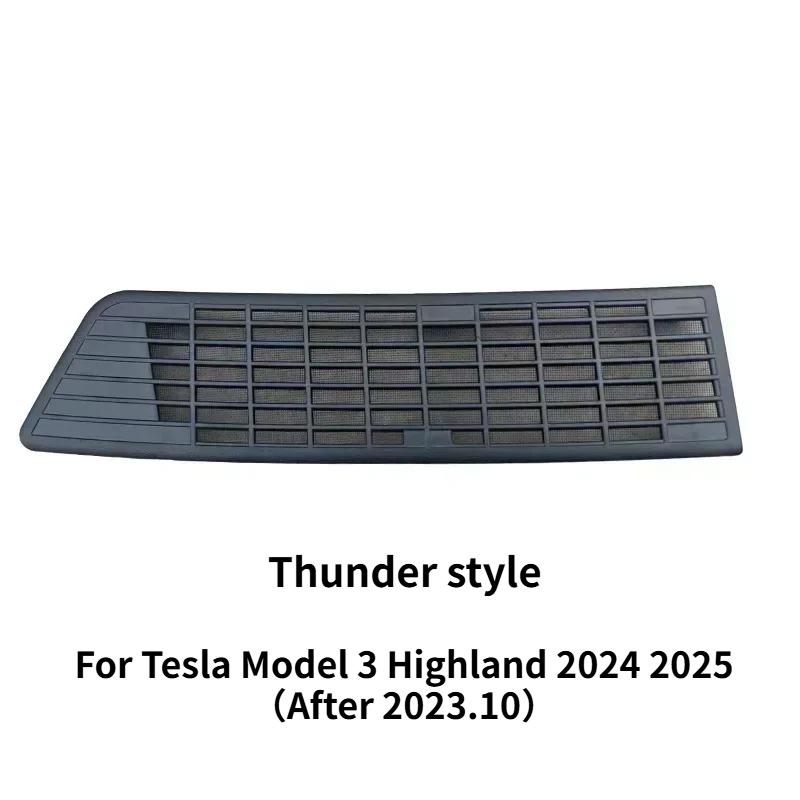 For Tesla Model 3 Model 3+ Highland 2025 Insect-proof Air Flow Vent Cover Trim Anti-Blocking Prevention Intake Cover Accessories