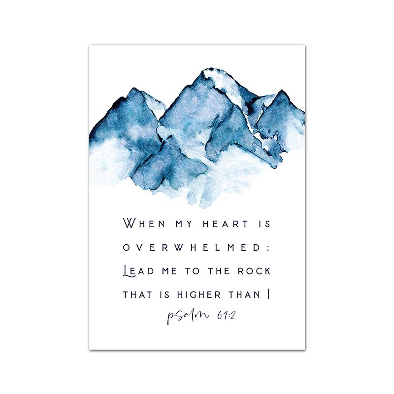 Библейский стих Псалом 91:4 Полотна для печати, Перья птиц, Писание, Христианские цитаты, Холст, Живопись, Настенное искусство, Домашний декор