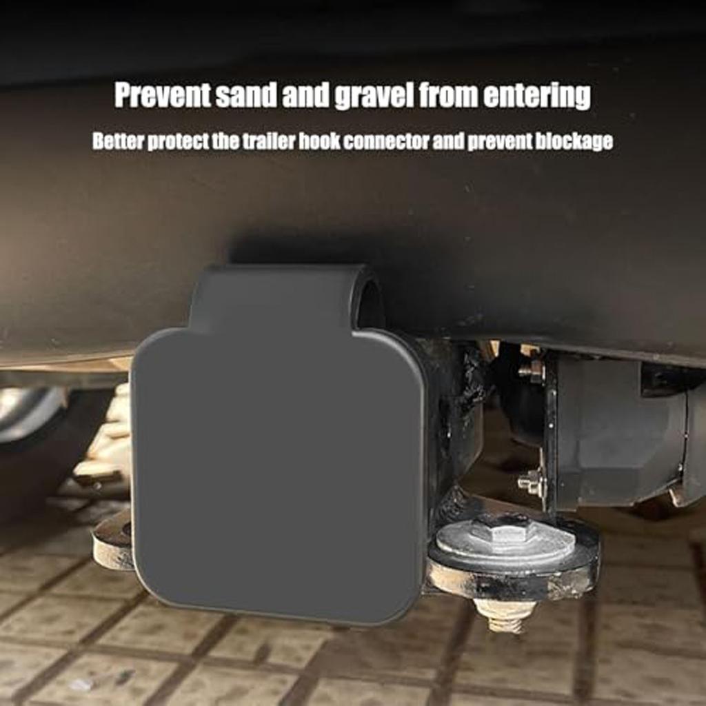 Trailer Hitch Inch - Rubber Tow Hitch Covers - Car Exterior Accessories For Rear Hook Tow Travel Trucks Rv Car Socket