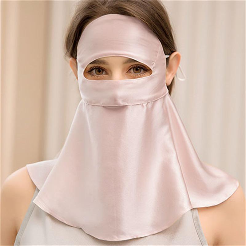Шелковица шелковица Facekini: Маска для защиты лица и шеи от ультрафиолета и дыма для женщин