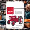 Charming Red Truck In a Peaceful Rural Landscape Vintage Metal Wall Sign Decor Poster Frames Garage Living Room