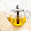 Чайник для заваривания цветочного чая с фильтром из нержавеющей стали, электрический керамический чайник для нагревания на плите, стеклянный чайник
