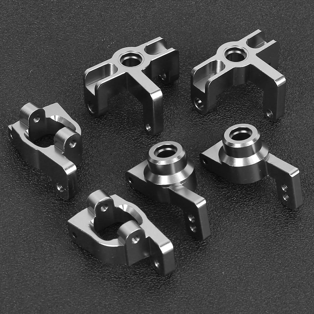 Front Wheel Seat Rear Wheel Seat C shaped Seat Fit for 1:14 144001 RC Car(Black )
