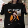 Футболка Post Malone Черная с коротким рукавом Унисекс Все размеры S-234XL Футболка Унисекс Футболка